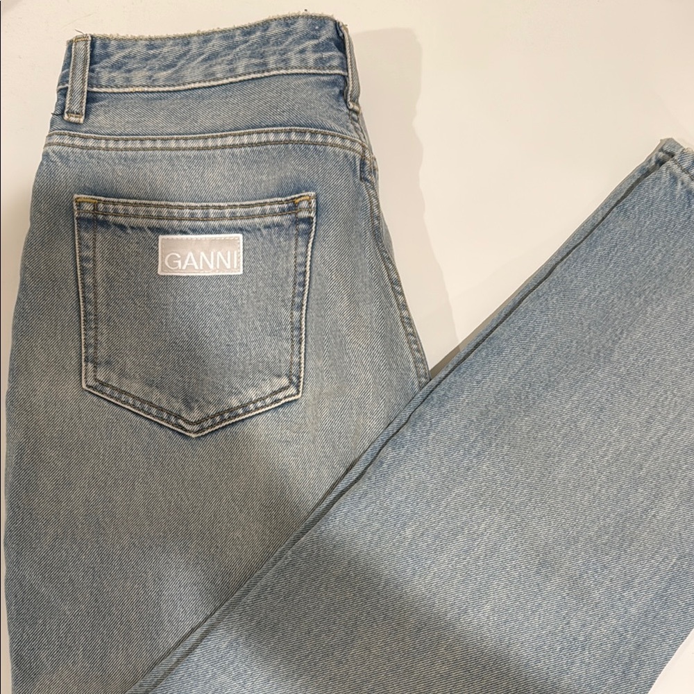 GANNI Light Blue Denim Jeans